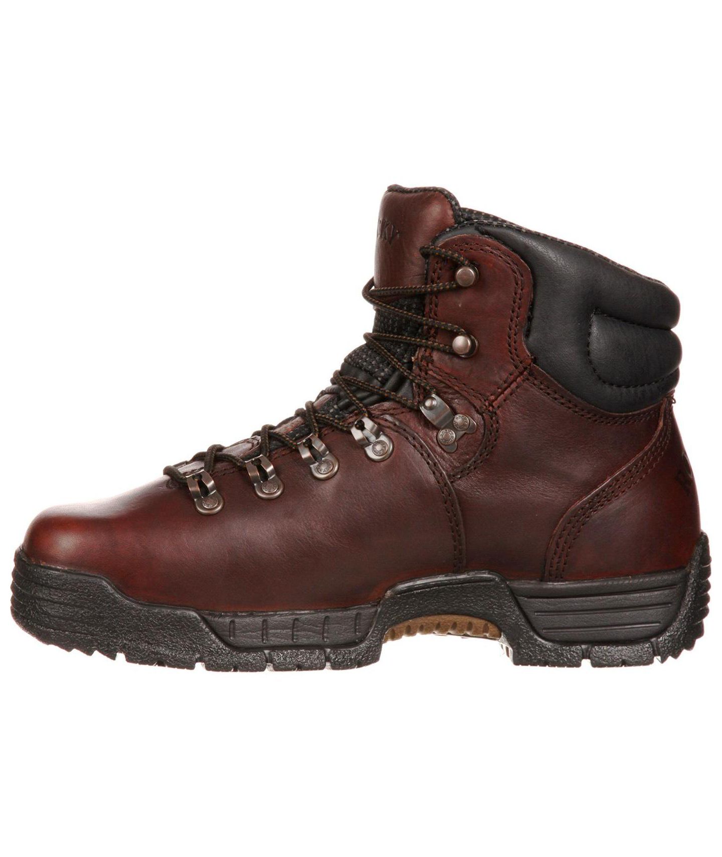 Мужские ботинки ROCKY MobiLite Steel Toe Waterproof Work Boots, цвет: Тёмный коричневый — фото 5