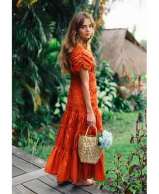 LA TOTE Metallic Bag In Gold