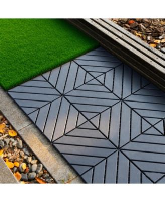 Streamdale Plastic Interlocking Deck Tiles, 44 Pack