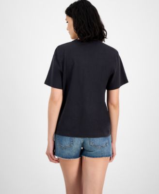 Women's Palm Print Crewneck T-Shirt 