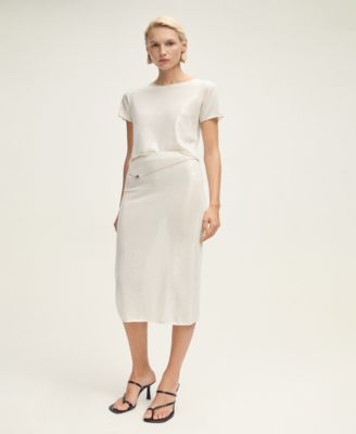 Women's Sequin Pencil Knit Skirts