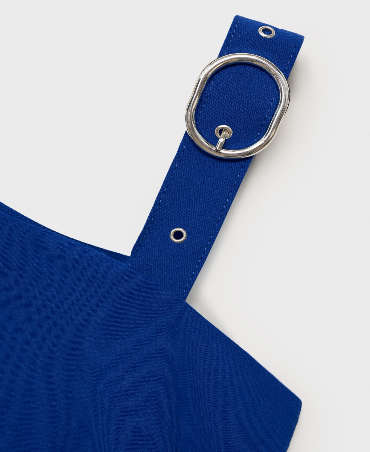 Mango Women's Asymmetrical Buckle Strap Dress