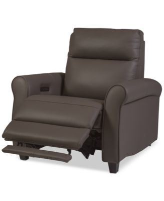 Thandler Leather Power Headrest Recliners, Exclusively at Macy's