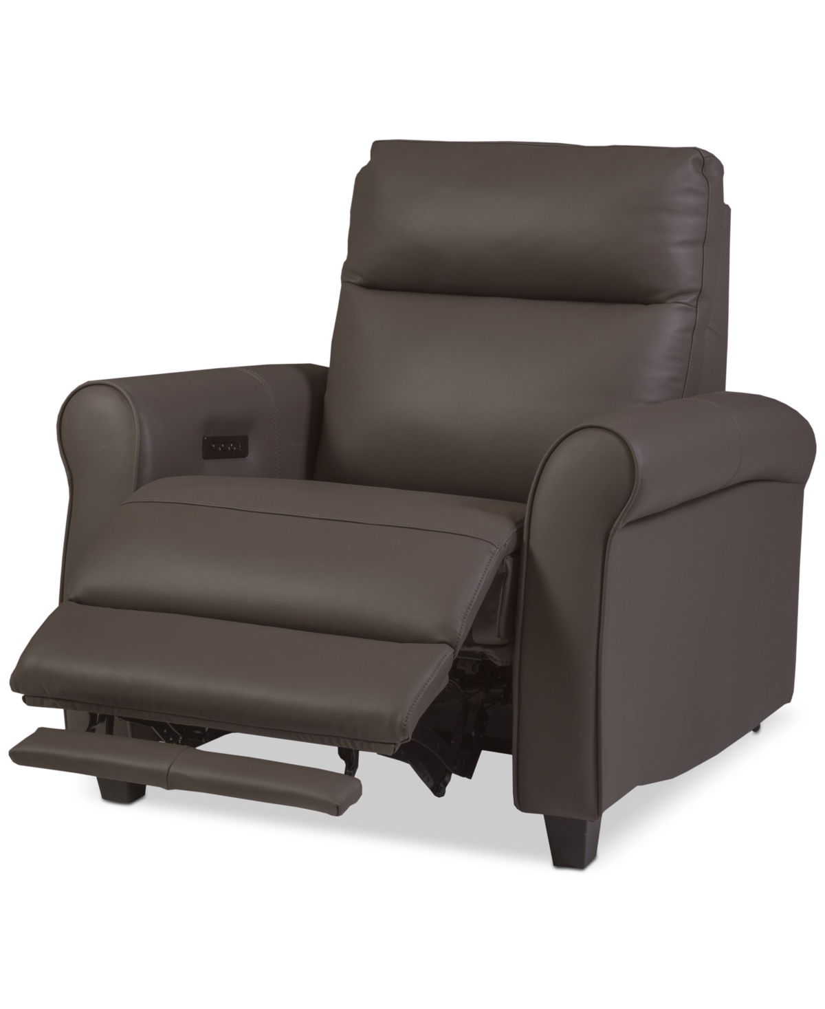 Macy's Thandler Leather Power Headrest Recliners, Exclusively At
