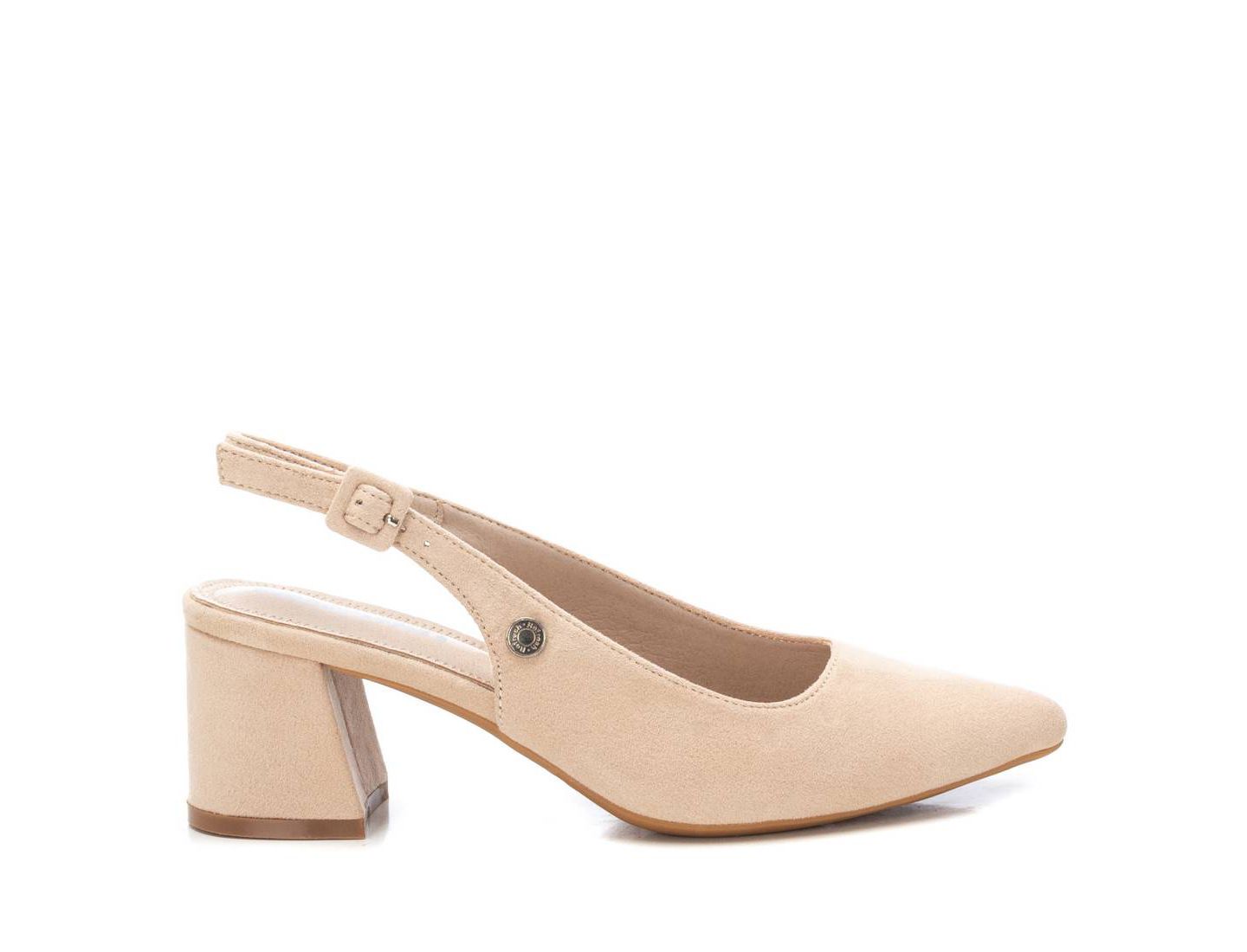 Женские туфли XTI Slingback Pointy Toe Pumps Refresh, цвет: Бежевый — фото 2