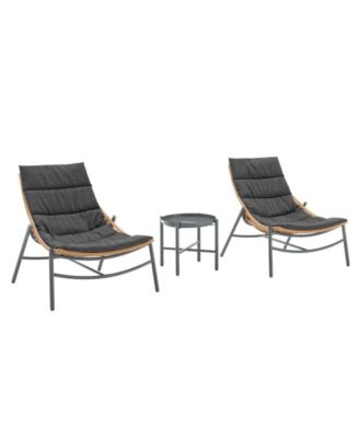 Sunset Modern Upholstered Patio Conversation Set