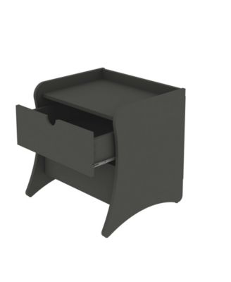 Coney 19.68" Mid-Century Modern 2-Drawer Nightstand