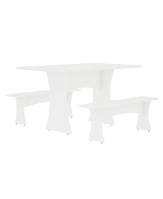 Coney 3-Pc. Mid-Century Modern Dining Set