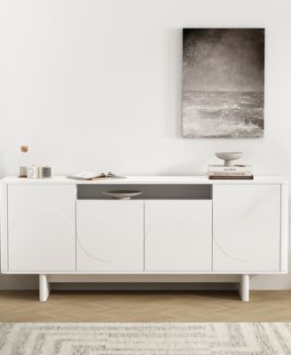 Ella 70.9" Modern 9-Shelf Sideboard