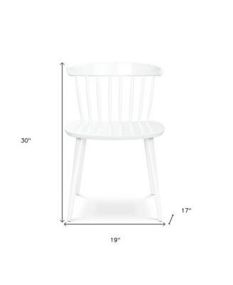 Heavy Duty Plastic Slat Back Dining Chair for Kitchen or Dining Room