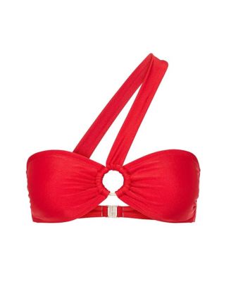 Women's O-Ring Bandeau Bikini Swimsuit Top Bra Sizing