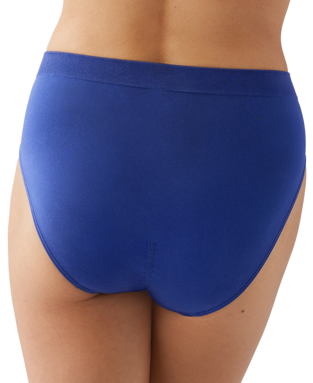 Wacoal B. Smooth Seamless High-cut Briefs In Blue