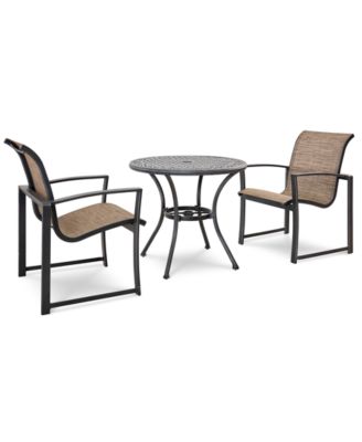 Wythburn Mix and Match 32" Round Cast Aluminum Outdoor Bistro Table