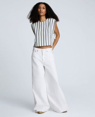 Women's High-Rise Wide-Leg Jeans