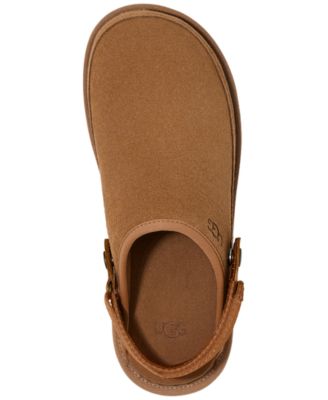 Men's Goldencoast II Suede Clogs with Removable Heel Strap