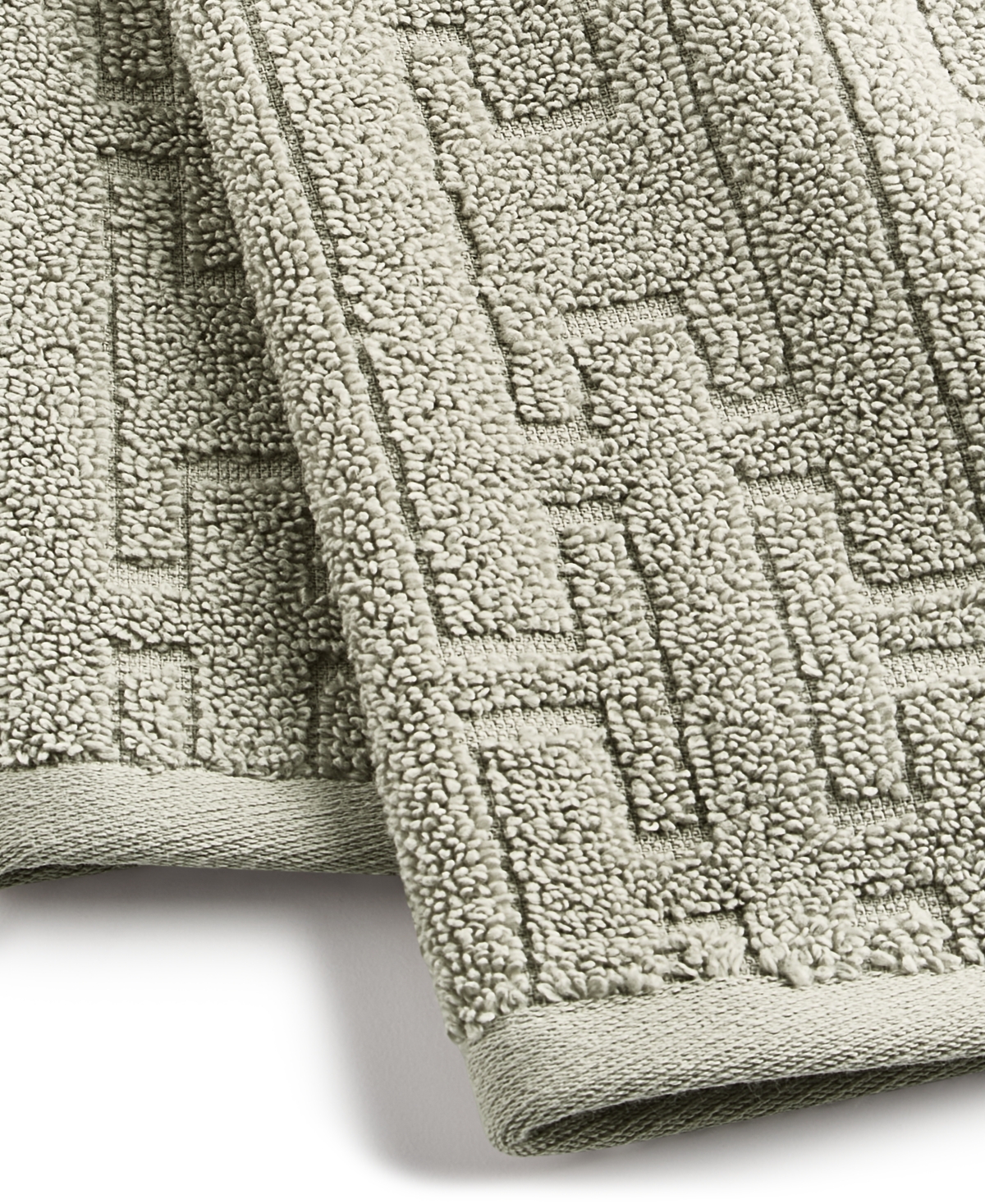 HOTEL COLLECTION SCULPTED CHAIN-LINK HAND TOWEL, 16" X 30", EXCLUSIVELY AT MACY'S 