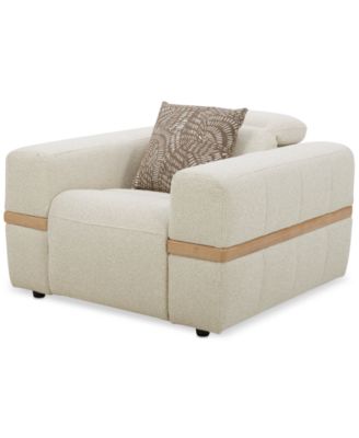 Nierling Fabric Power Motion Recliner with Power Headrest, Exclusively at Macy's