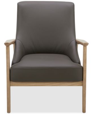 Nierling Leather Accent Chair, Exclusively at Macy's