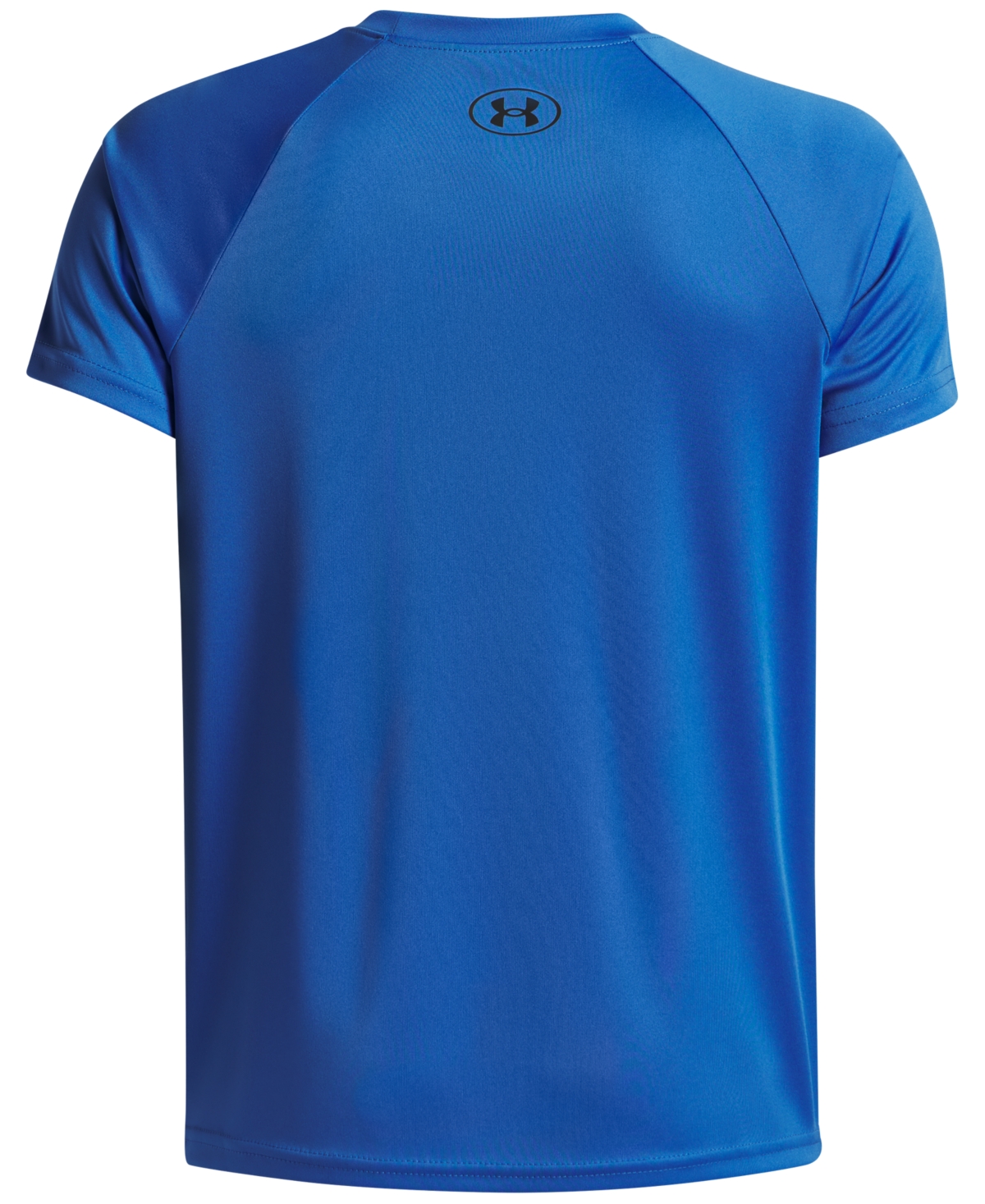 Under Armour Big Boys Tech Hybrid Print Logo Graphic Short-sleeve T-shirt In Blue
