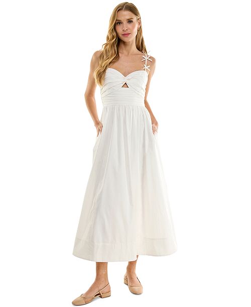 alfani SENI & CADE Juniors' Cut-Out Midi Dress Juniors'