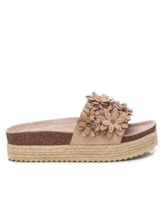 Women's Jute Wrapped Platform Sandals Refresh By Xti