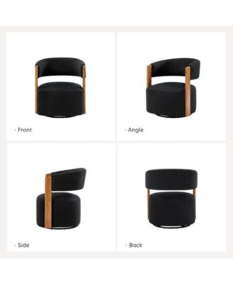 Single piece Fabric Rainer Armchair