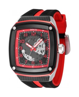 Men's 48071 Invicta Racing Quartz Multifunction Red, Gunmetal Dial Watch