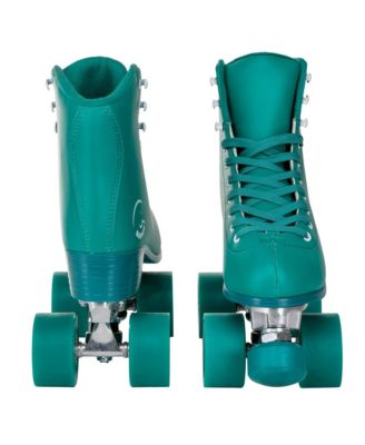 Dark Magic Quad Roller Skates (Enchanted Forest, Women's 6 / Youth 5 / Men's 5)