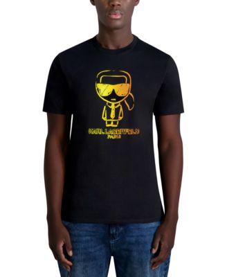 KARL LAGERFELD PARIS - Men's Outline Character Logo Graphic T-Shirt