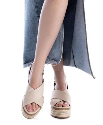 Women's Crossed Espadrille Sandals Refresh By Xti