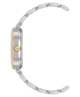 Women's Quartz Round Roman Numeral Two-Tone Metal Alloy Watch, 32mm