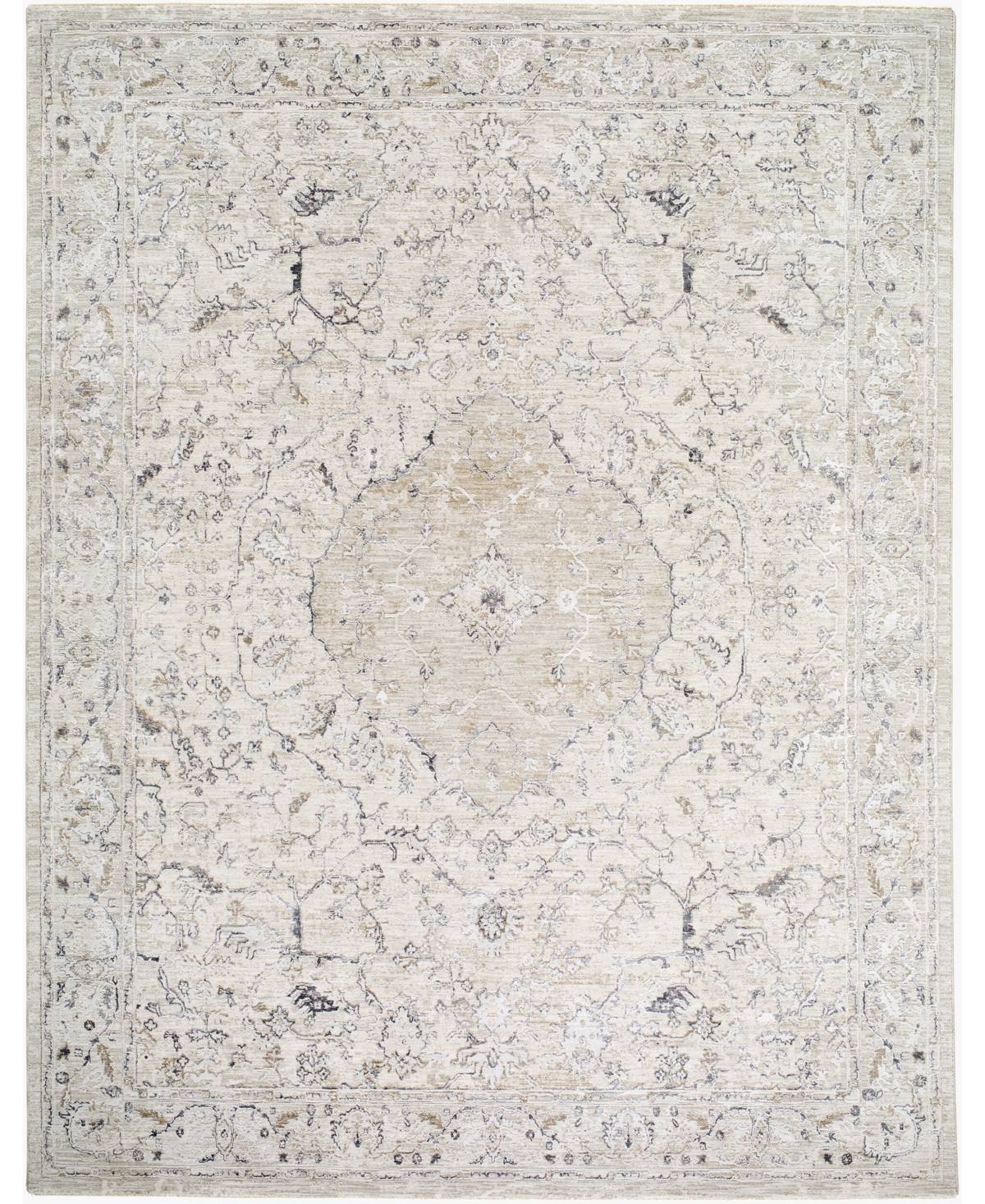 Livabliss Shoal Creek Gkk-2312 9'x12'2" Area Rug In White