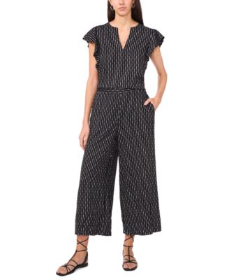 Vince Camuto - Women's Striped Wide-Leg Pull-On Pants