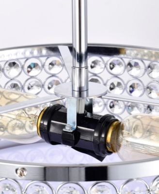 12" Eudocia 2-Light Indoor Chandelier