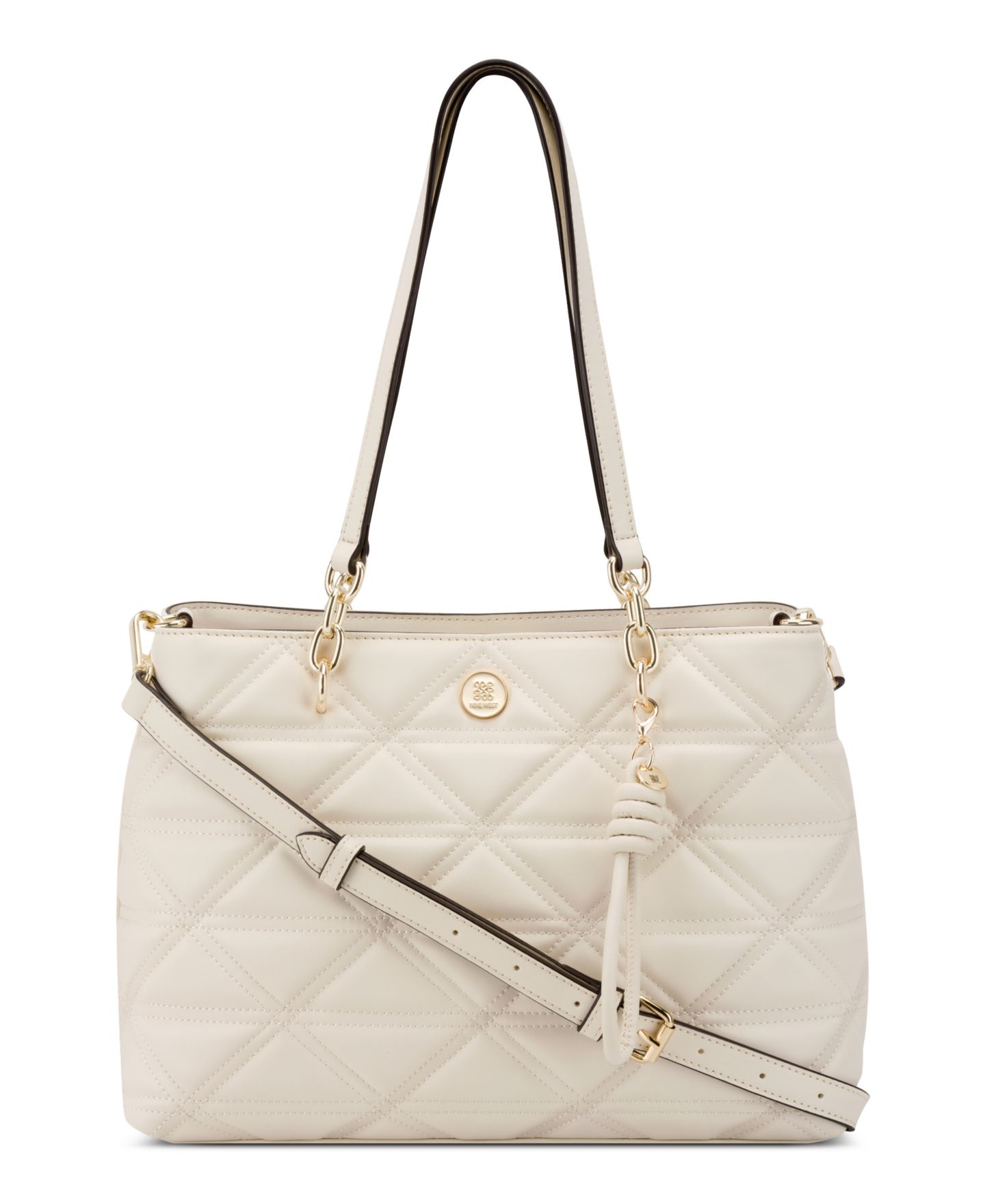 Женская сумка Nine West Harland Carryall Large Crossbody, цвет: Кремовый — фото 1