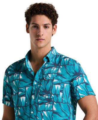 Men's All-Over Agave Print Tile Shirt