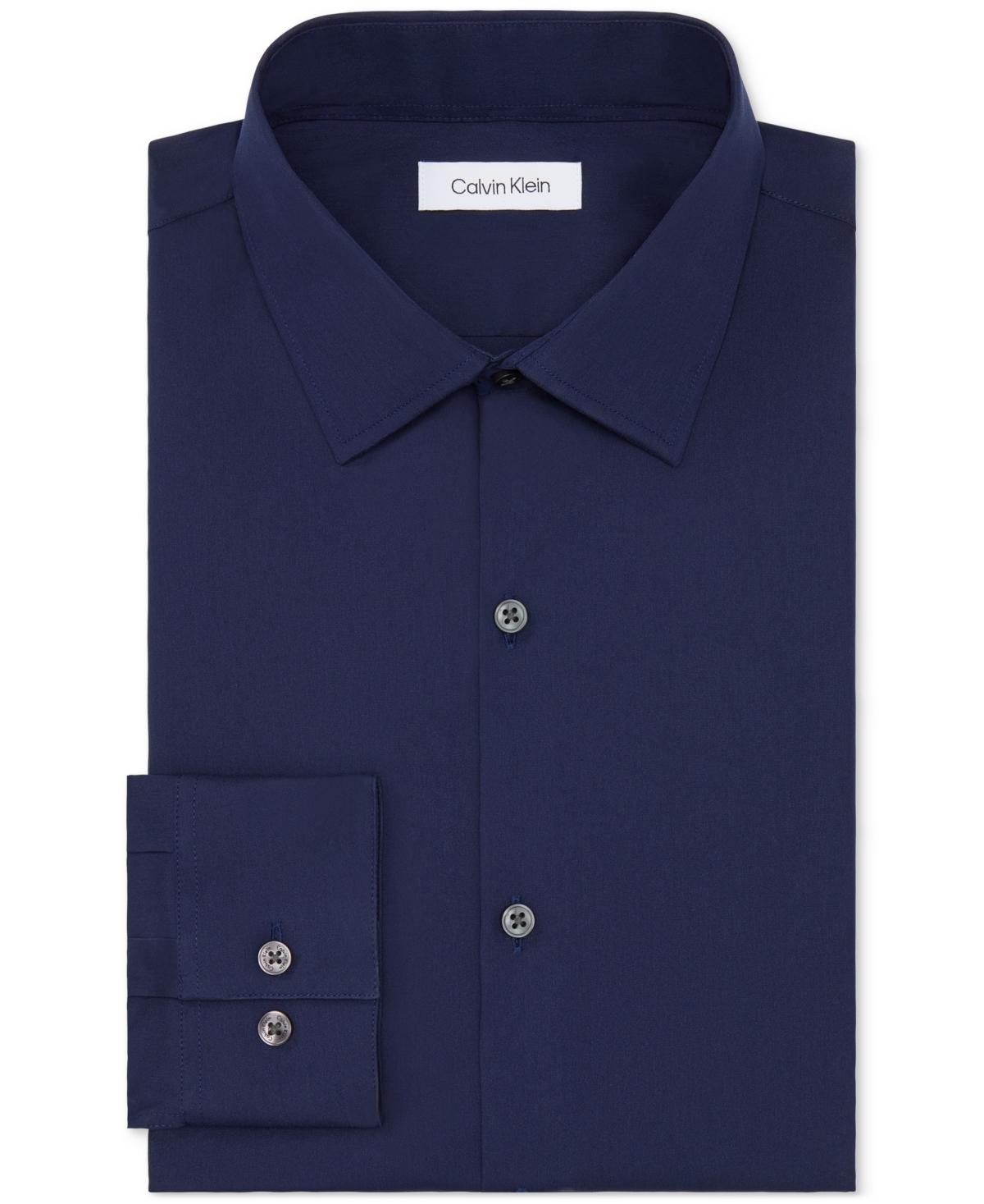 Calvin Klein Men's Extra Slim Fit Dress Shirt In Blue