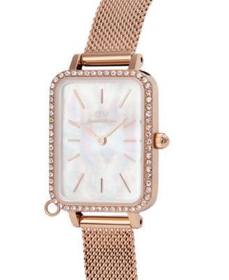 Women's Analog Rose Gold Tone Stainless-Steel Watch, 20mm