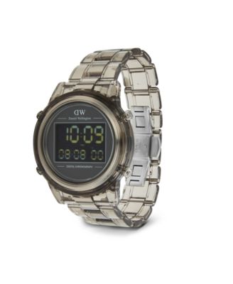 Men's Chronograph Gray Plastic Watch, 42mm