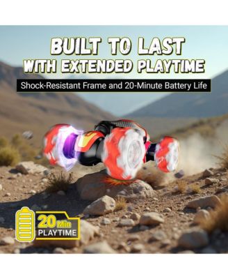 Cobra Speed Crawler RC Stunt Car, 4WD, LED Lights, Music, 360 Spins, Ages 8+