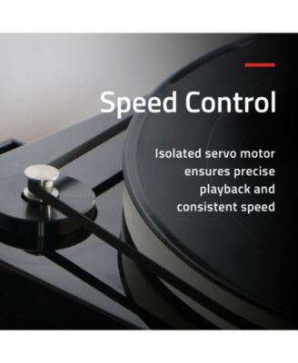 RT85N High Fidelity Turntable – Vinyl Record Player with MP-110 Cartridge, Acrylic Platter & Vibration Isolation Features