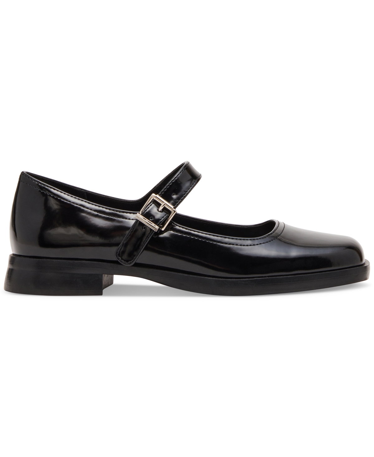 Madden Girl Dominic Mary-jane Tailored Flats In Black