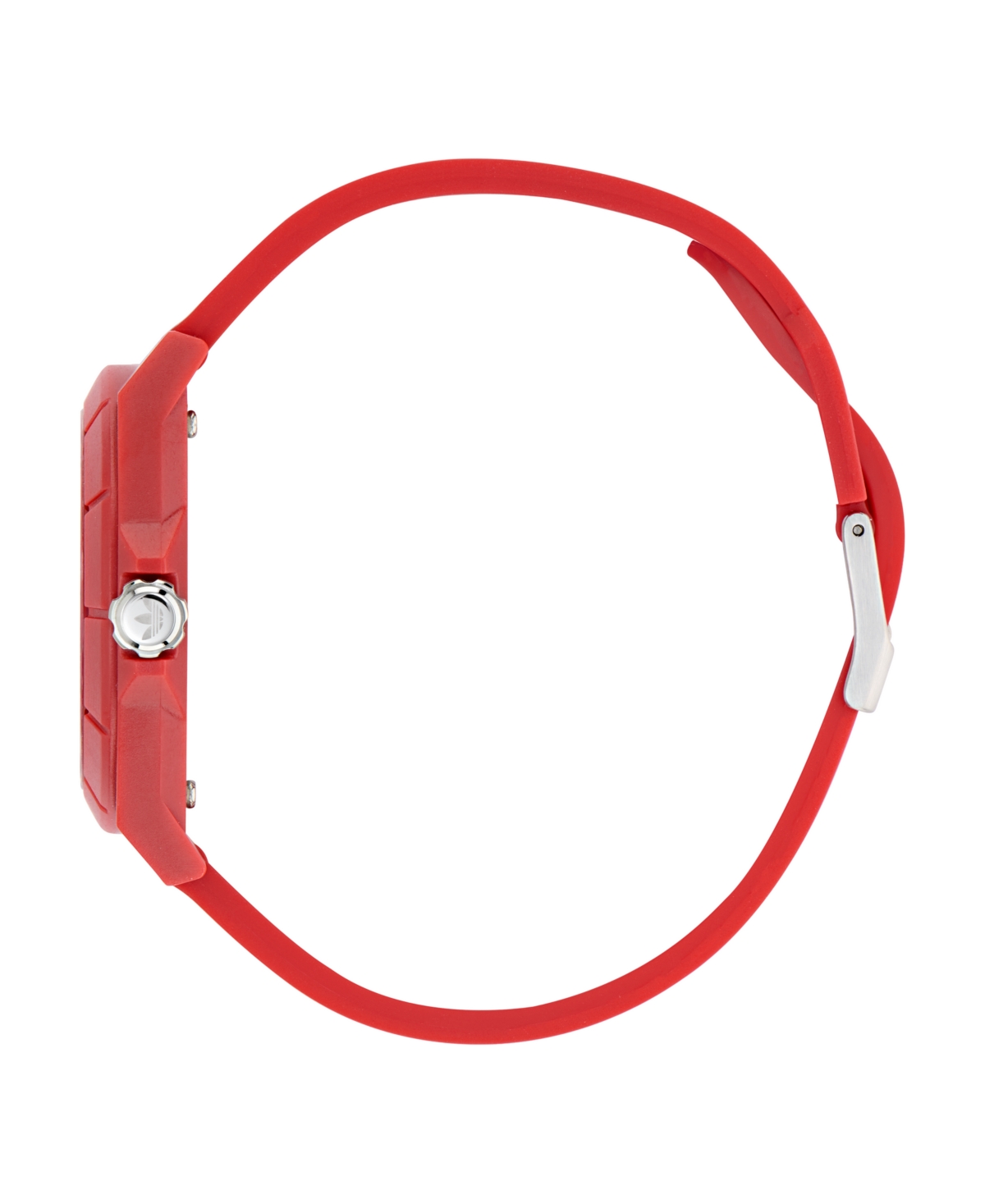 Shop Adidas Originals Unisex Analog Red Resin Watch, 41mm