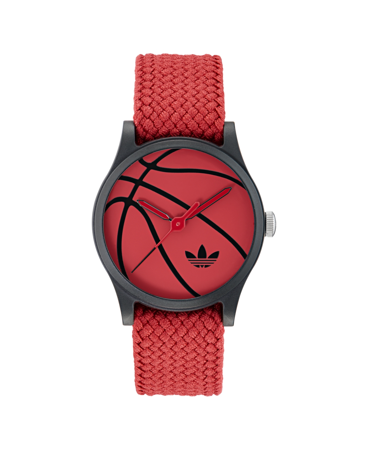 Adidas Originals Unisex Analog Red Nylon Watch, 39mm