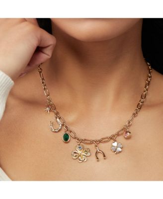 Lucky Four Lear Clover Charm Necklace