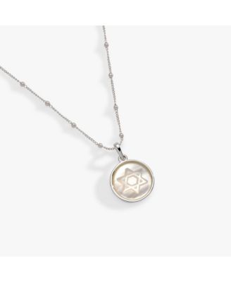 Divine Guides Brass Star Of David Pendant Necklace