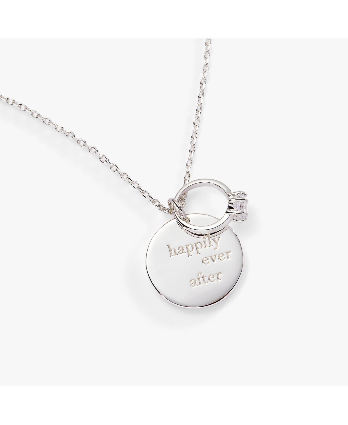 Happily Ever After Duo Charm Pendant Necklace