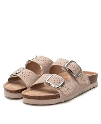 Women's Suede Slip on Sandals By XTI