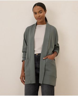 Women's Organic Cotton Airplane Wrap Cardigan -