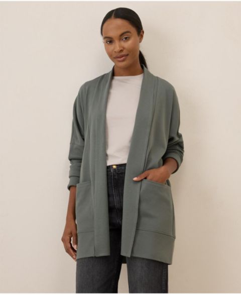 Женский кардиган Pact Organic Cotton Airplane Wrap, цвет: Серый